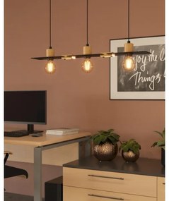Eglo 43752 - Luster na lanku BRAMERTON 3xE27/40W/230V
