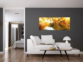 Obraz - Jesenný strom (120x50 cm)