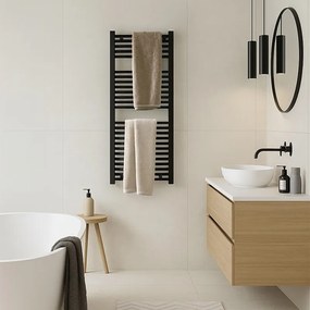 BPS-koupelny Kúpeľňový radiátor CORSO BL 4 50x120 cm, čierny