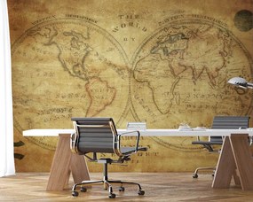 Gario Fototapeta Stará mapa sveta Materiál: Vliesová, Rozmery: 150 x 105 cm