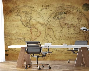 Gario Fototapeta Stará mapa sveta Materiál: Vliesová, Rozmery: 400 x 280 cm