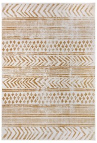 Okrovožlto-biely vonkajší koberec 80x150 cm Biri – NORTHRUGS