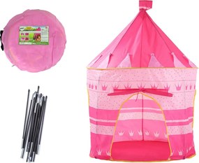 LEAN Toys Stan Princess Palace pre malú princeznú Ružový 135 x 105 cm