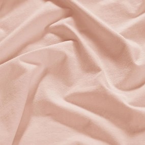 Napínacia plachta na posteľ jersey s elastanom púdrová sada 2 ks 90 x 200 cm