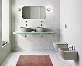 GSI GSI, PURA závesná WC misa, Swirlflush, 36x50cm, šedá matná, 881617