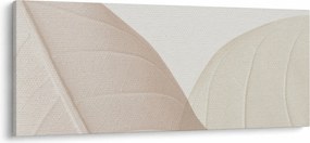 Obraz - Texturované listy (120x50 cm)