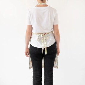 Vianočné ľanová zástera Linen Tales Daily Apron Merry, 80 x 55 cm