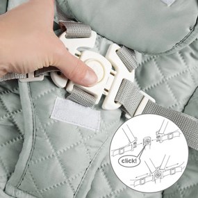 Jedálenská stolička vo svetlozeleno-prírodnej farbe Style Born Up 2in1 – Roba