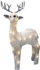 LED svetelná dekorácia sob, napájanie: batériové, teplá biela, výška: 31,5 cm