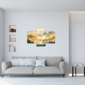 Obraz - Pohorie, akvarel (90x60 cm)