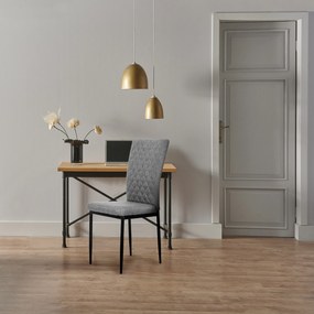 ModernHome Sada 4 šedých stoličiek do jedálne a obývačky