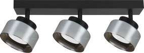 BRILAGI - LED RGB stmievateľné bodové svietidlo AURA LUX 3xGX53/14W/230V Wi-Fi Tuya čierna/dymová