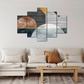 Obraz - Tvary a textúry (150x105 cm)