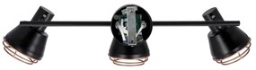 Bodové svietidlo NERIA 3xE14/40W/230V čierna/medená