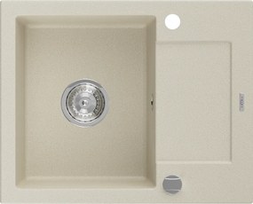 Mexen Enzo - drez granitový 57,6x46,5cm, 1-komorový, béžová, 6506571005-69