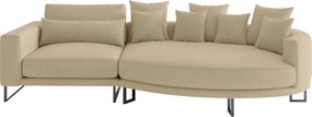 XXXLutz VEĽKÁ POHOVKA, textil, béžová Livetastic - Sedačky - 001968009102