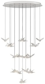 Eglo 390402 - LED Stmievateľný luster na lanku PARATEBUENO 17xLED/3W/230V chróm