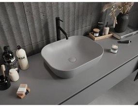 Mexen ROSA umývadlo, 50x40 cm, svetlo-šedá matná, 21095061