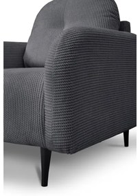 Čalúnené kreslo CLOUDY sivé