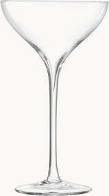 Ručne fúkané poháre na šampanské Savoy, 2 ks