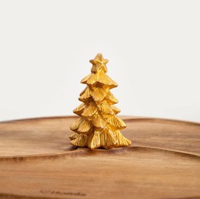 Servírovacia doska LOVDAL so zlatým stromčekom 761980