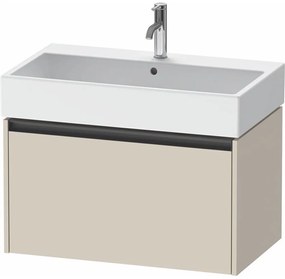 DURAVIT Ketho 2 závesná skrinka pod umývadlo, 1 zásuvka, 784 x 460 x 440 mm, taupe super matná, K25077083830000