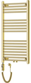 Mexen Mars, elektrické vykurovacie teleso 900 x 500 mm, 300 W, zlatá lesklá, W110-0900-500-2300-50