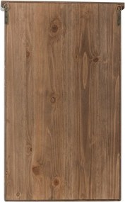 Čierna závesná vitrína z jedlového dreva 50x80x14 cm Hazem – Bloomingville