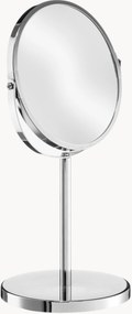 Okrúhle kozmetické zrkadlo so zväčšovaním Flip