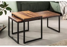 Konferenčný stôl 41069 100x40cm 2-set Drevo Palisander  - Komfort-nábytok
