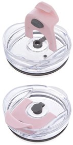 Ružový termo hrnček so slamkou 1,2 l Termo – Orion