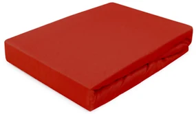 JERSEY PRESTIERADLO 029/150 160X200 CM ČERVENÉ