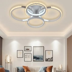 LED Stmievateľný prisadený luster LED/80W/230V 3000-6500K + DO