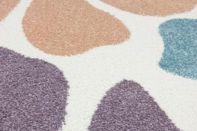 Koberec Lima M183A krémový / fialový