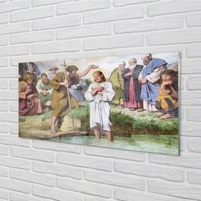 Sklenený obraz obrázok Ježiša 120x60 cm