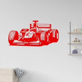 Veselá Stena Samolepka Formula Farba: červená, Veľkosť: 60 x 30 cm