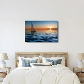Obraz - Plachetnica na mori (90x60 cm)