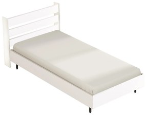 Jednolôžková posteľ 100 cm Nimelo 6 (biela) (s roštom). Vlastná spoľahlivá doprava až k Vám domov. 1094843