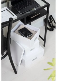 Súprava 3 bielych úložných škatúľ Bigso Box of Sweden Inge