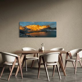 Obraz vysokohorskej krajiny (120x50 cm)