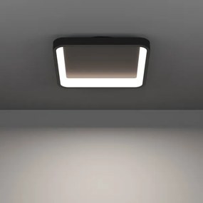 Eglo 901911 - LED RGBW stmievateľné stropné svietidlo LORETELLO-Z LED/20W/230V 35×35 cm čierne