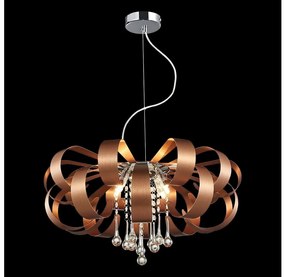 LUXERA 64408 - Krištáľový luster na lanku RIBBON CRYSTAL 6xG9/33W/230V