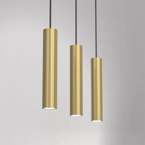 Luster na lanku RAITO 3xGU10/8W/230V mosadz