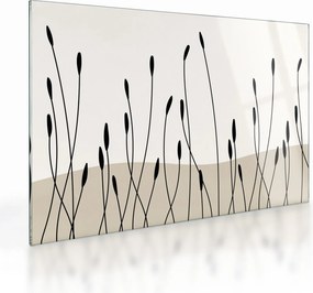 Sklenený obraz - Grafická lúka N⁰3 (70x50 cm)