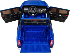 Ramiz Mercedes Benz triedy X pickup elektrické autíčko pre deti lakované modré 4x4
