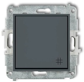 Vypínač krížový 28MWP-6 grafit mat mini