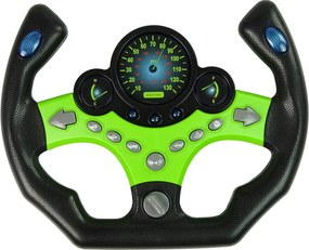 LEAN Toys Sada volantov Kľúče na volante Zvuk Svetlá Zelená