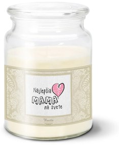 Sablio Sviečka Najlepšia mama na svete - 500 g