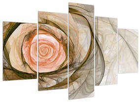 Moderný obraz ruže (150x105 cm)