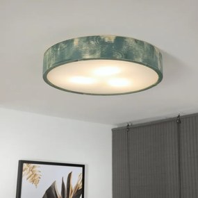 Brilagi - Stropné svietidlo PINO 3xE27/15W/230V borovica/zelená pr. 47,5 cm